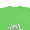 Toddler's Customizable Fine Jersey Tee - Cute Kids Shirt, Birthday Gift, Everyday Wear, Personalized Gift, Playdate Outfit