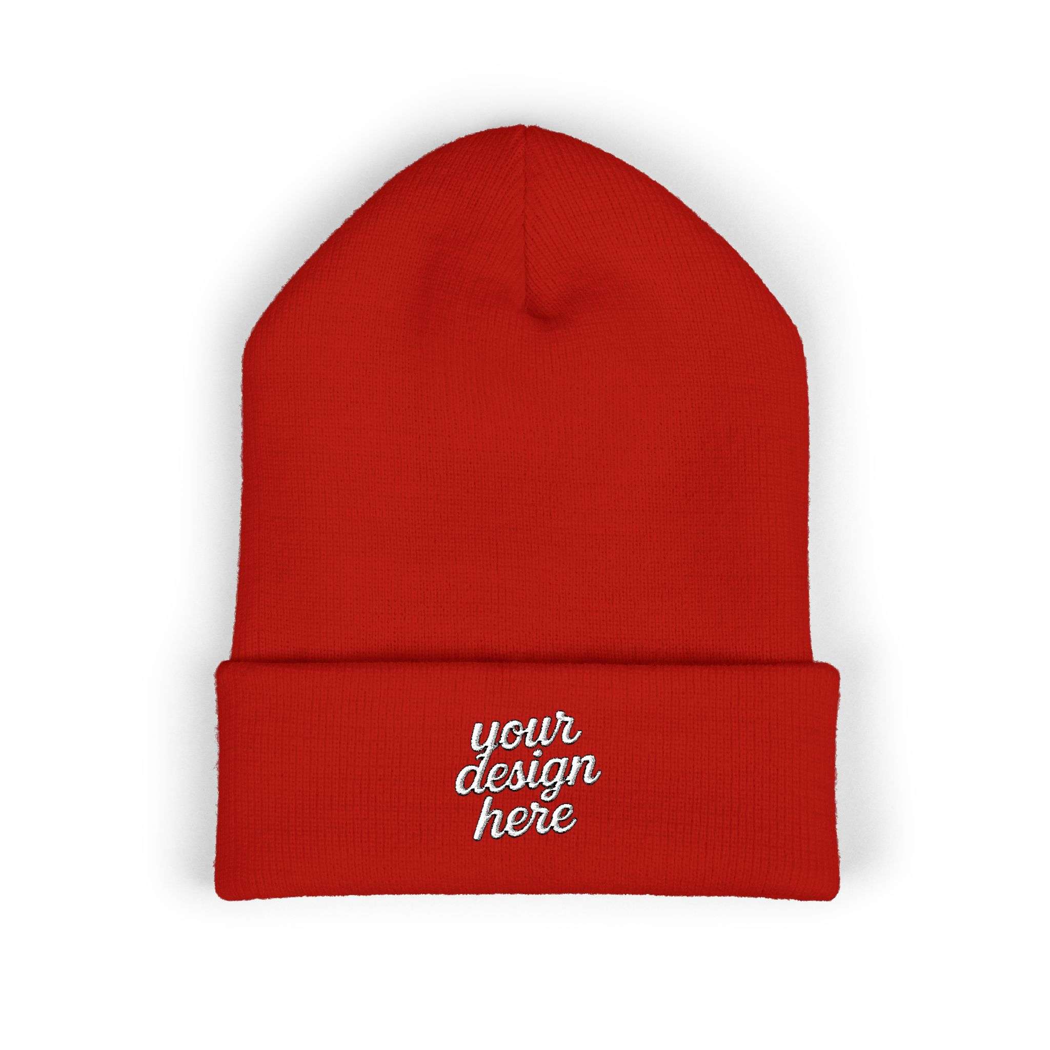 12259390640664288860_2048.jpeg Embroidered Classic Cuffed Beanie for Cozy Winter Days, Fashion Accessories, Gifts for Him/Her, Outdoor Activities, Casual Style