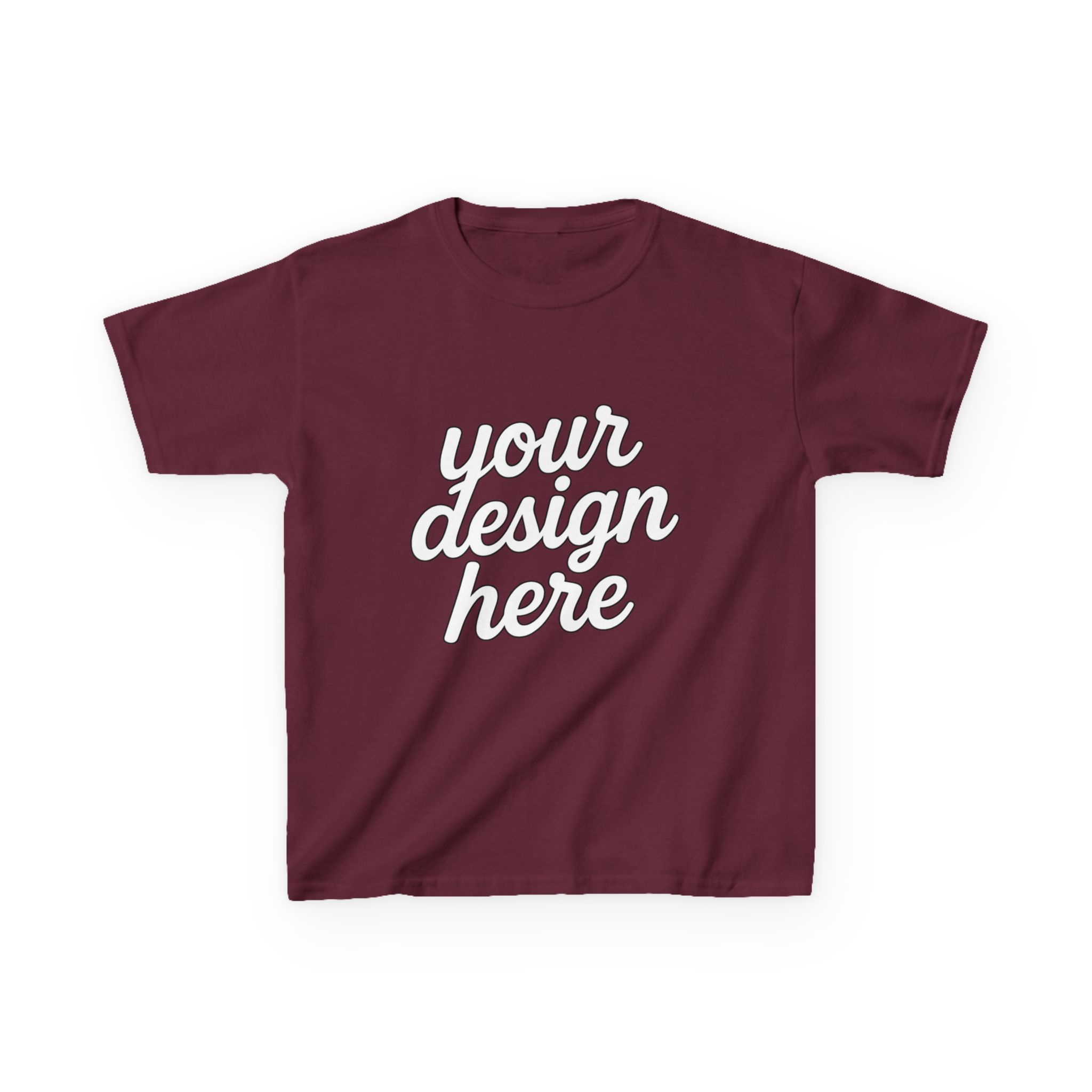 12279635147726626092_2048.webp Kids Heavy Cotton™ Tee - Comfortable & Fun T-Shirt for Boys & Girls, Casual Wear, Birthday Gift, Playtime Essentials, Everyday Style
