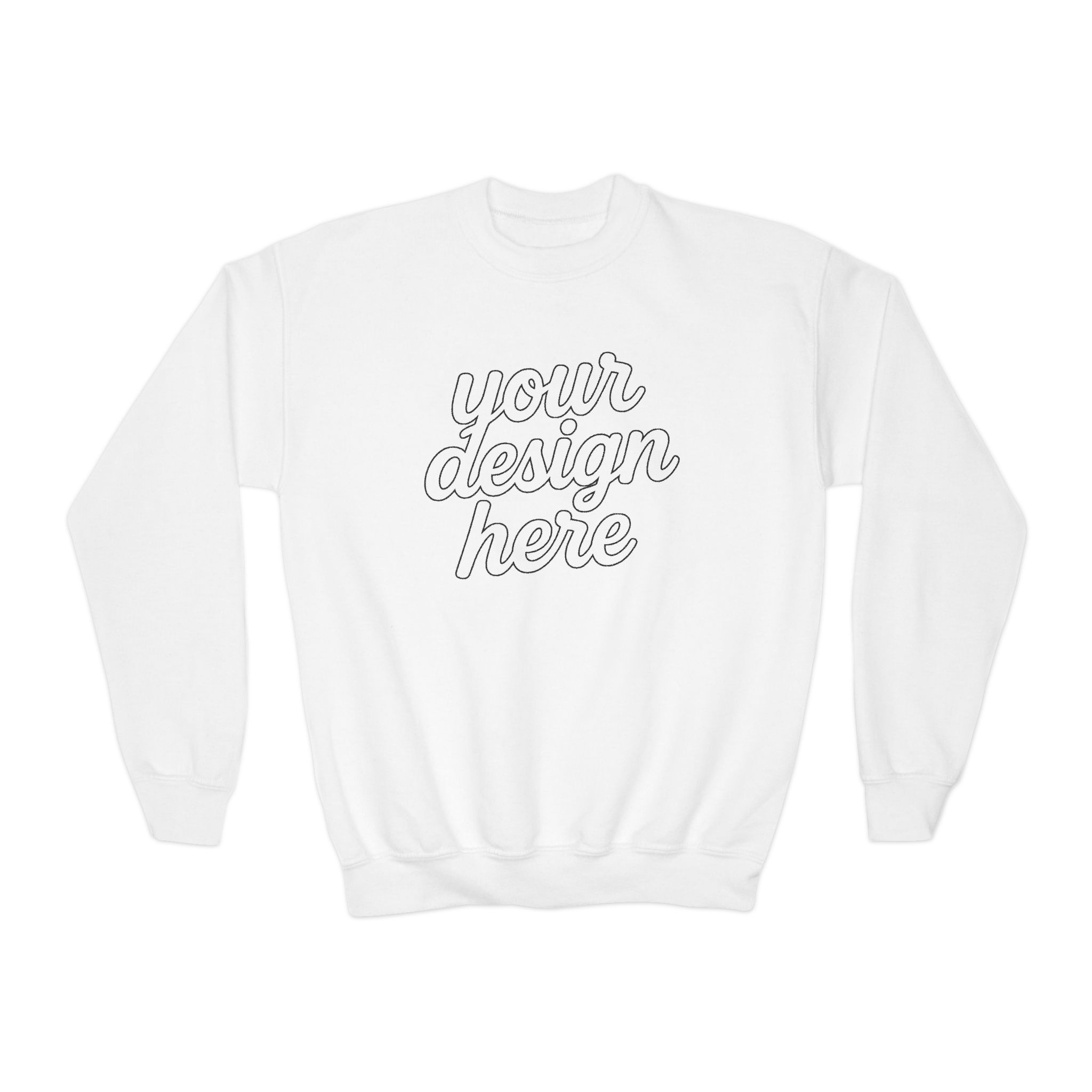 12364369747068910455_2048.jpeg Youth Crewneck Sweatshirt, Cozy Kids Fashion, Personalized Gift, Customizable Sweatshirt, Perfect for School, Casual Wear, Birthdays