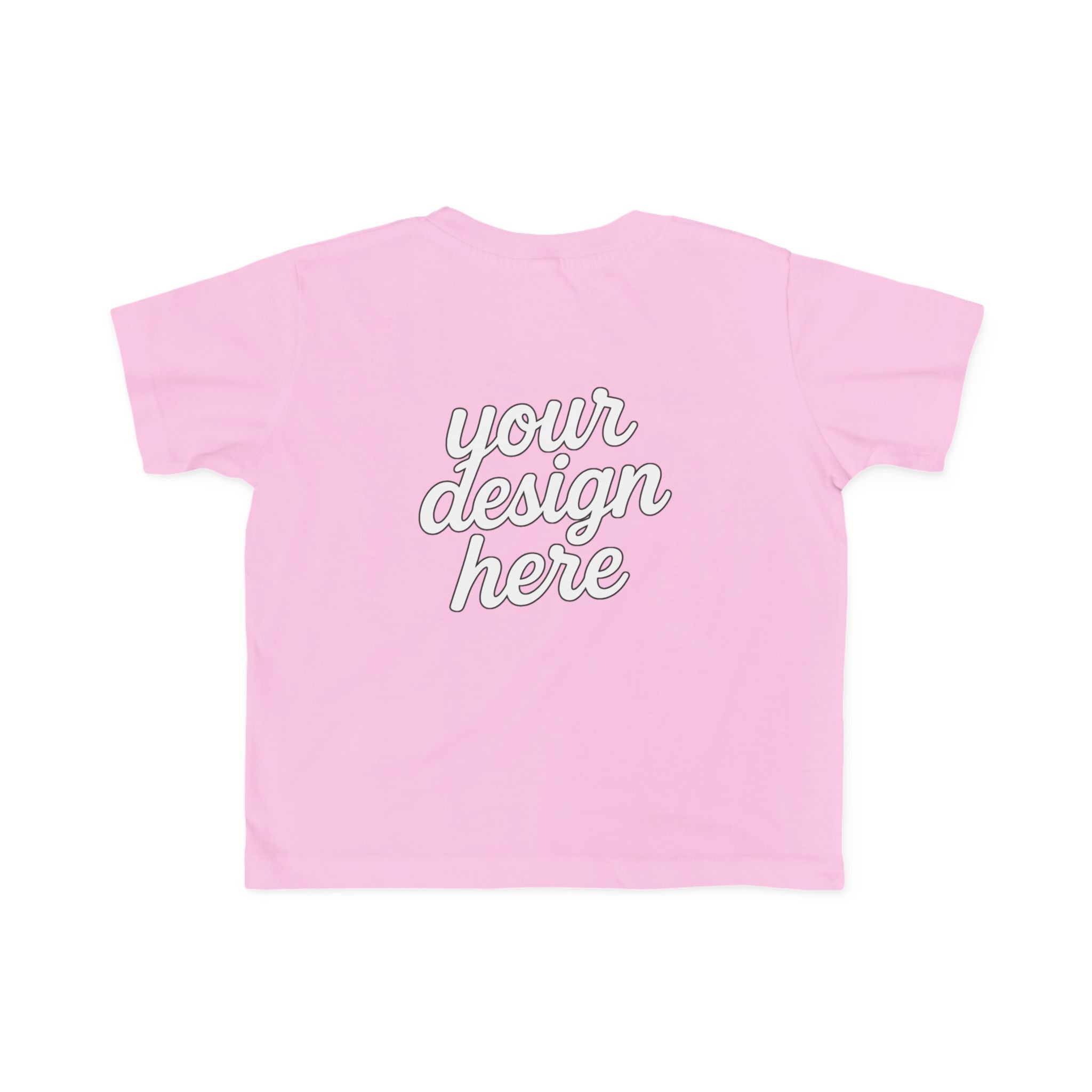 Toddler's Customizable Fine Jersey Tee - Cute Kids Shirt, Birthday Gift, Everyday Wear, Personalized Gift, Playdate Outfit