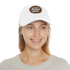 12663849912562518488_2048.webp Dad Hat with Custom Leather Patch, Personalized Gift for Dad, Casual Summer Hat, Adjustable Cap, Father's Day Gift, Gift for Him