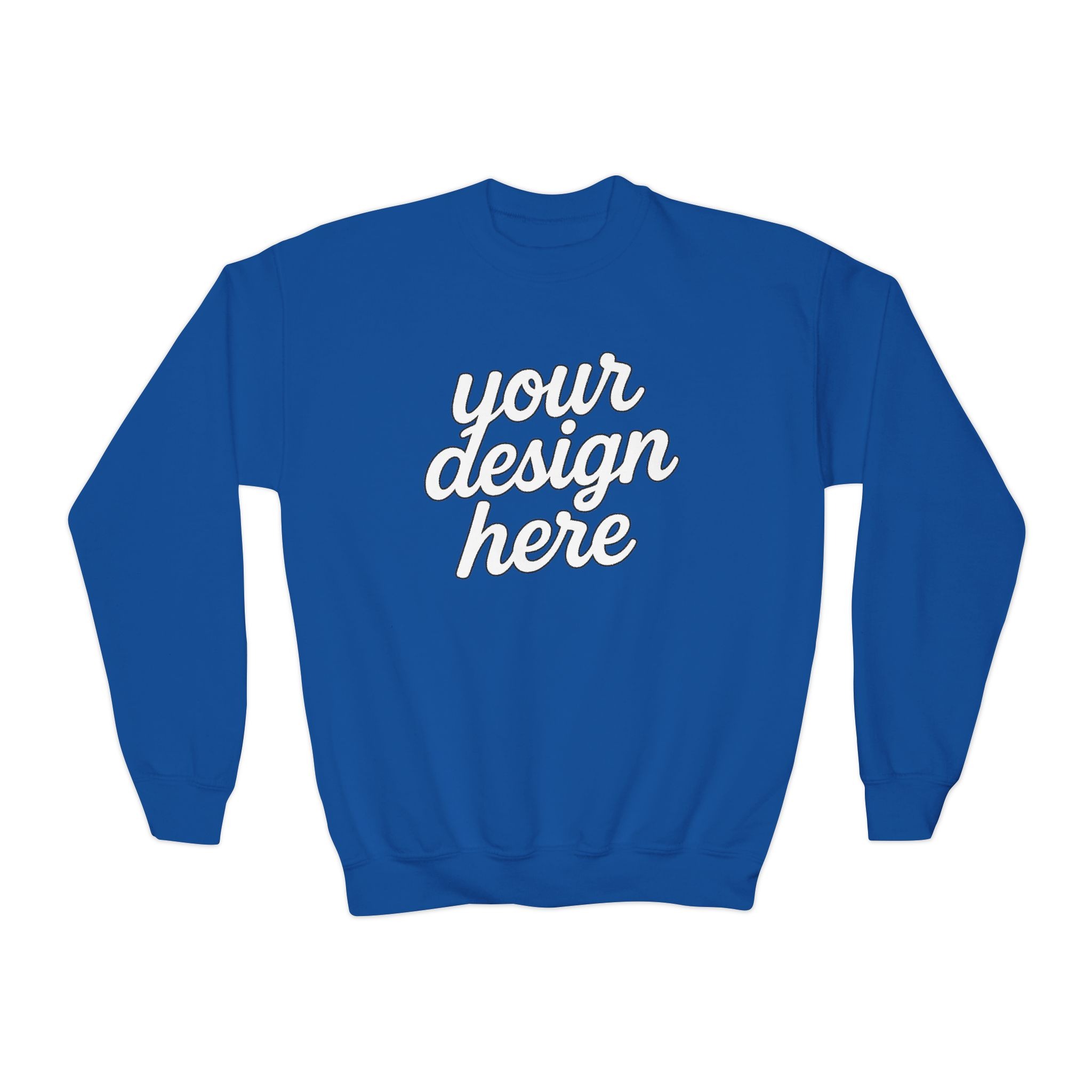 12927186123246401718_2048.jpeg Youth Crewneck Sweatshirt, Cozy Kids Fashion, Personalized Gift, Customizable Sweatshirt, Perfect for School, Casual Wear, Birthdays