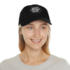 12987178176096726702_2048.webp Dad Hat with Custom Leather Patch, Personalized Gift for Dad, Casual Summer Hat, Adjustable Cap, Father's Day Gift, Gift for Him