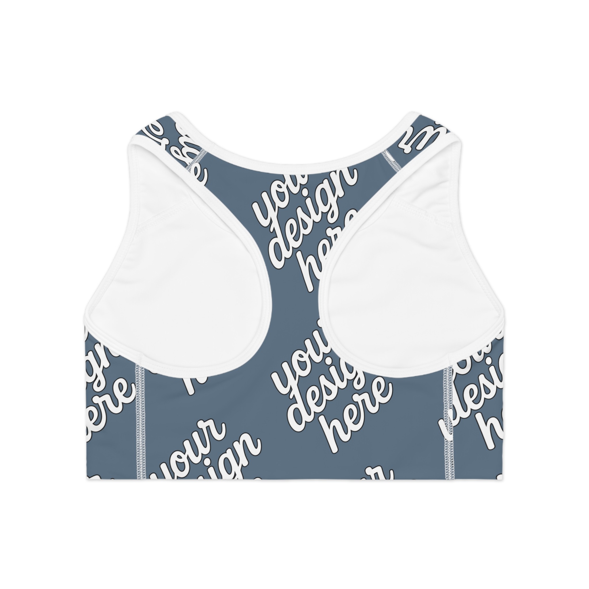 Customizable AOP Sports Bra | Personalized Fitness Top, Activewear, Gym Clothes, Unique Workout Gear, Gift for Athletes
