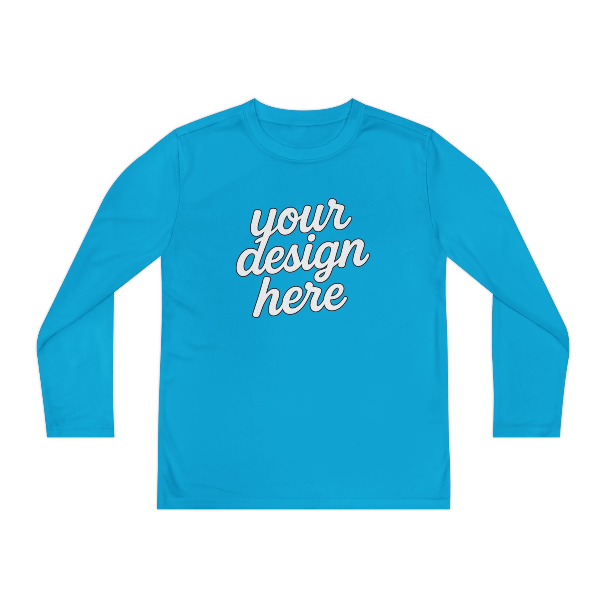 13291396689073510902_2048.webp Custom Youth Long Sleeve Tee for Active Kids, Personalized Athletic Shirt, Ideal for Sports, Birthdays, Gifts, Family Events