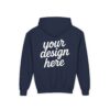Customizable Youth Hoodie with Stylish Text Design, Personalized Gift, Trendy Streetwear, Perfect for Birthdays, Festive Celebrations, [...]