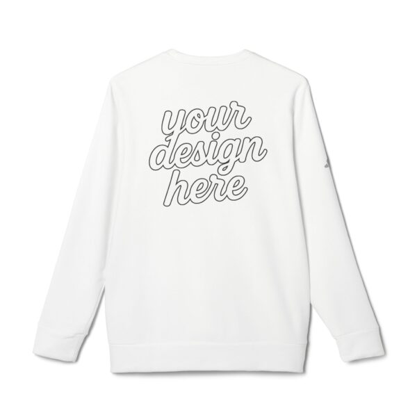 Adidas Personalized Unisex Fleece Crewneck Sweatshirt, Cozy Gift, Custom Apparel, Fashion Layering, Winter Wardrobe Essential