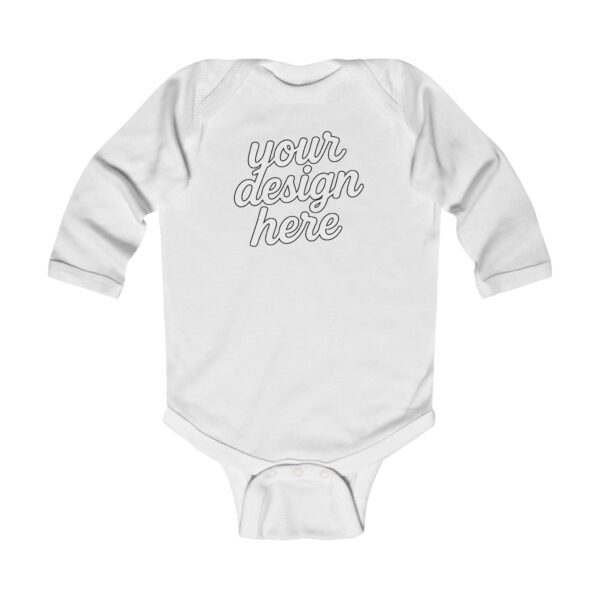 Custom Infant Long Sleeve Bodysuit, Baby Shower Gift, Personalized Baby Outfit, Newborn Clothes, Cute Baby Fashion