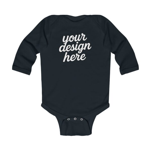 Custom Infant Long Sleeve Bodysuit, Baby Shower Gift, Personalized Baby Outfit, Newborn Clothes, Cute Baby Fashion