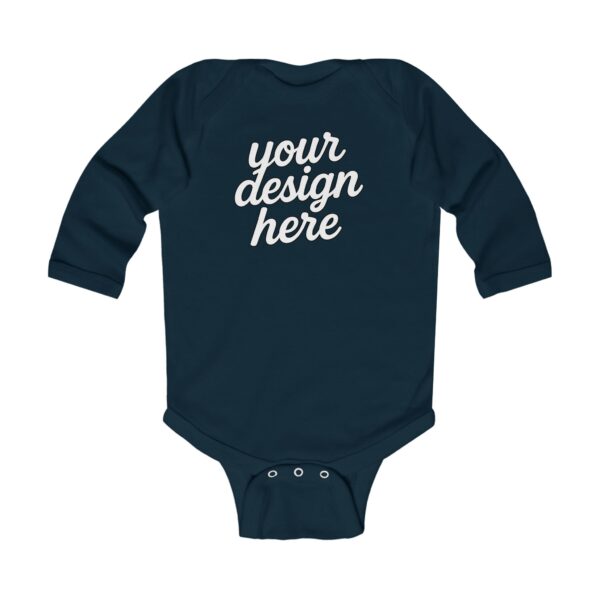 Custom Infant Long Sleeve Bodysuit, Baby Shower Gift, Personalized Baby Outfit, Newborn Clothes, Cute Baby Fashion