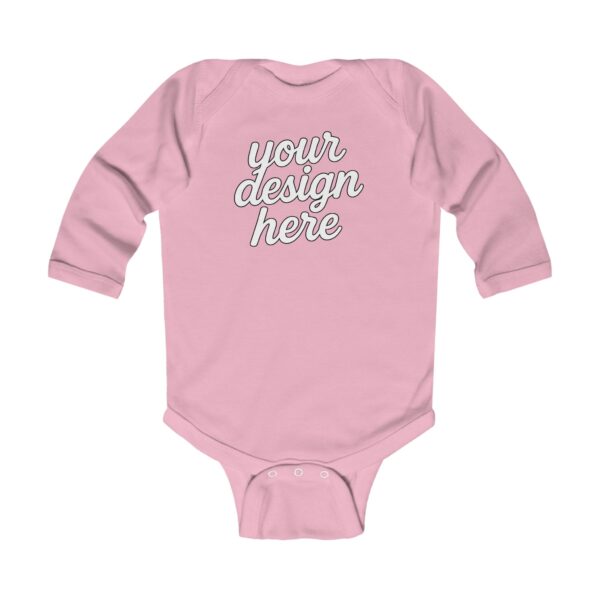 Custom Infant Long Sleeve Bodysuit, Baby Shower Gift, Personalized Baby Outfit, Newborn Clothes, Cute Baby Fashion