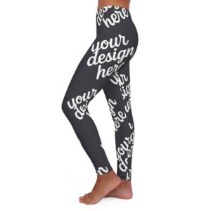 Women's Custom Spandex Leggings with Your Design, Stylish Workout Pants, Fashionable Yoga Tights, Comfortable Casual Wear, Unique Gift [...]