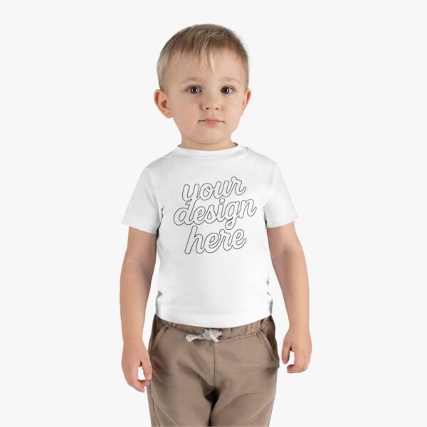 Cute Infant Cotton Jersey Tee, Baby Shower Gift, Toddler Apparel, Customizable Tee, First Birthday Outfit