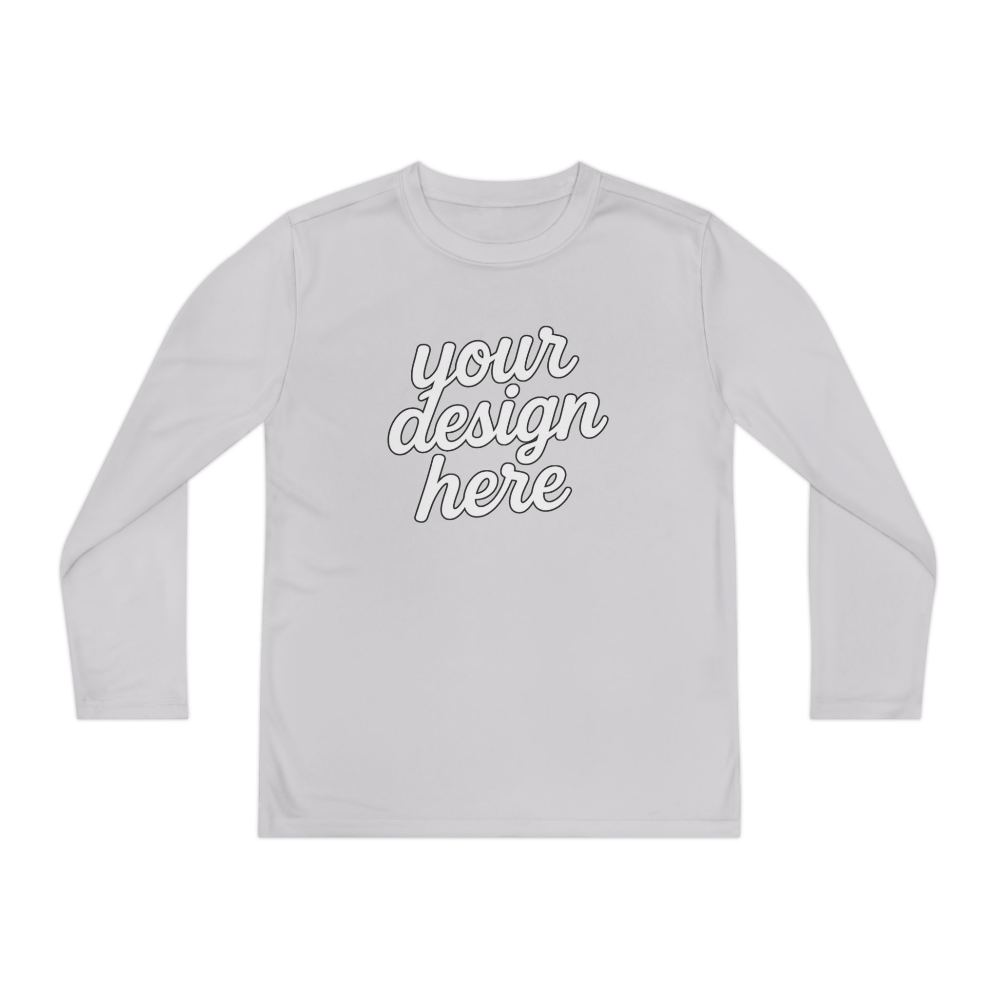 13863776041226269556_2048.webp Custom Youth Long Sleeve Tee for Active Kids, Personalized Athletic Shirt, Ideal for Sports, Birthdays, Gifts, Family Events