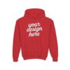 Customizable Youth Hoodie with Stylish Text Design, Personalized Gift, Trendy Streetwear, Perfect for Birthdays, Festive Celebrations, [...]