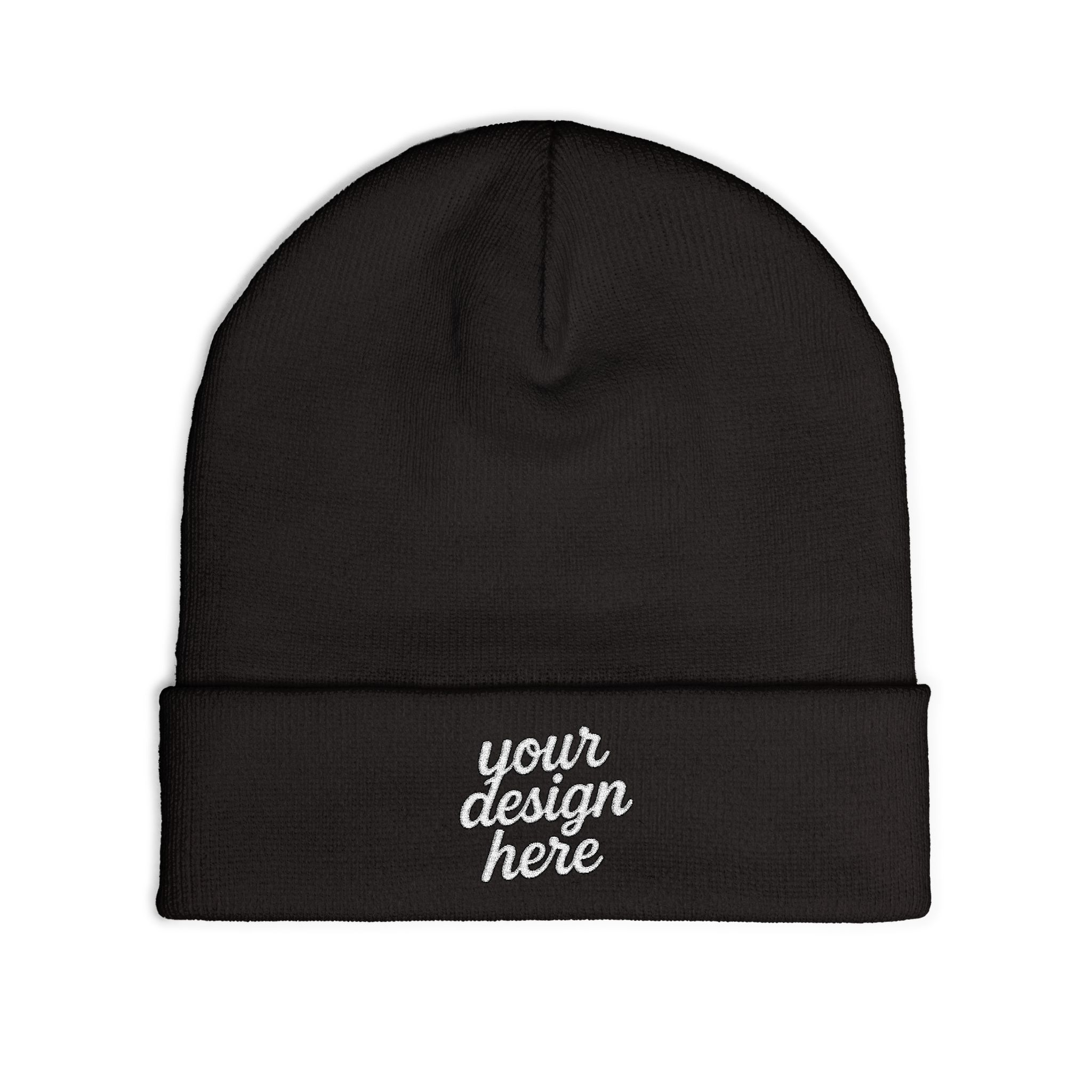 14046723341857084565_2048.webp Custom Embroidered Knit Beanie, Winter Beanie Hat, Personalized Gift, Cozy Hat, Stylish Headwear for Cold Weather