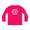 14134117415861118240_2048.webp Custom Youth Long Sleeve Tee for Active Kids, Personalized Athletic Shirt, Ideal for Sports, Birthdays, Gifts, Family Events