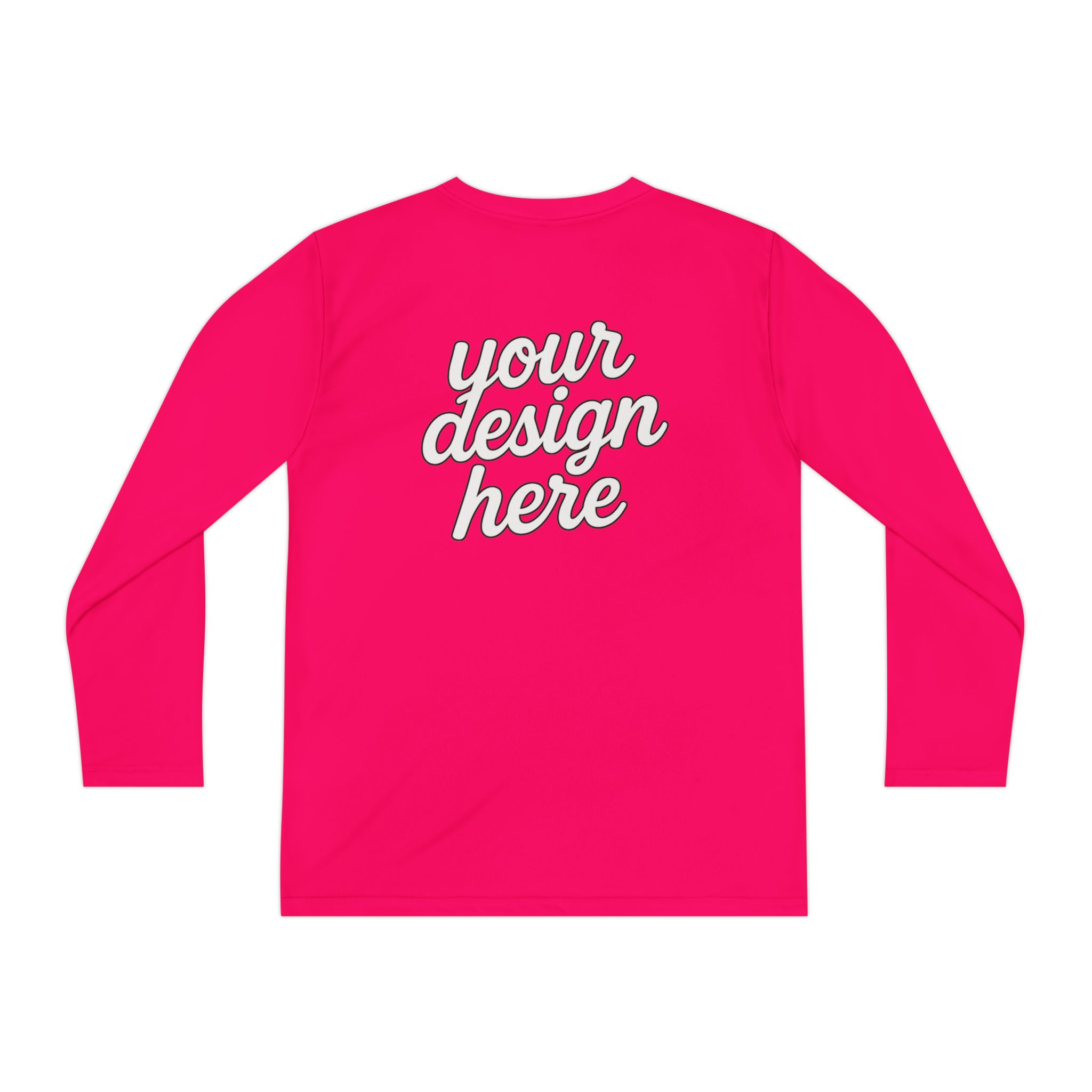 14134117415861118240_2048.webp Custom Youth Long Sleeve Tee for Active Kids, Personalized Athletic Shirt, Ideal for Sports, Birthdays, Gifts, Family Events