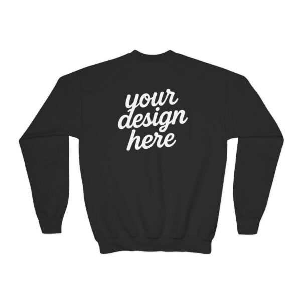 Youth Crewneck Sweatshirt, Cozy Kids Fashion, Personalized Gift, Customizable Sweatshirt, Perfect for School, Casual Wear, Birthdays