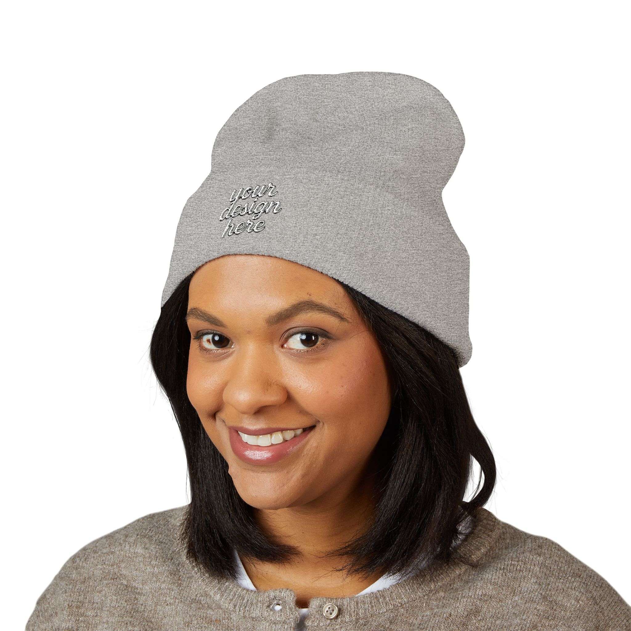 1425736269249139627_2048.jpeg Embroidered Classic Cuffed Beanie for Cozy Winter Days, Fashion Accessories, Gifts for Him/Her, Outdoor Activities, Casual Style