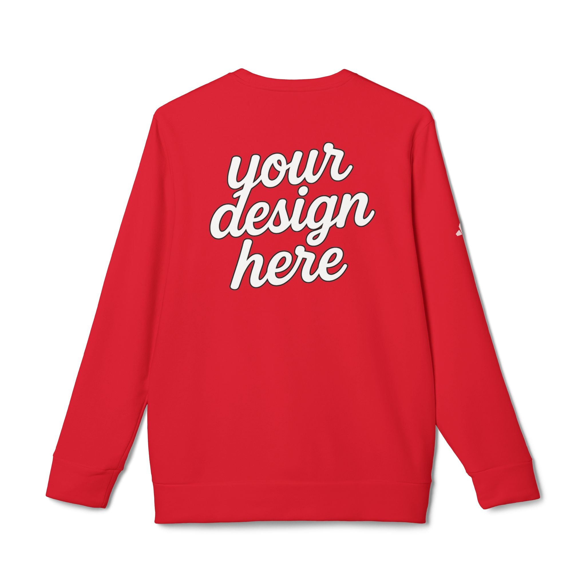 14302030062093142209_2048.jpeg Adidas Personalized Unisex Fleece Crewneck Sweatshirt, Cozy Gift, Custom Apparel, Fashion Layering, Winter Wardrobe Essential