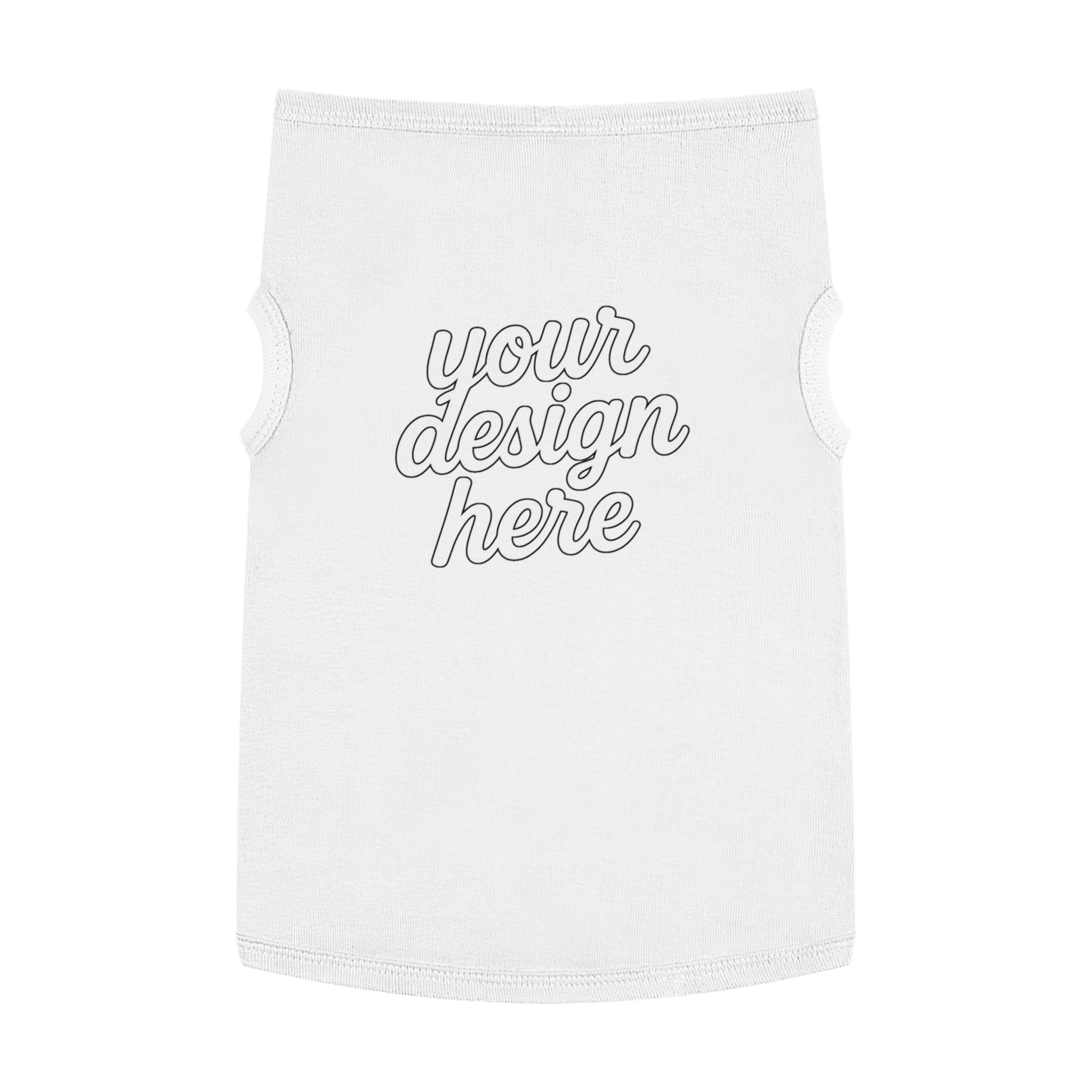 14338508528557091703_2048.webp Stylish Pet Tank Top for Summer, Funny Dog Shirt, Cute Pet Apparel, Perfect for Pet Birthdays, Summer Outings, or Everyday Wear