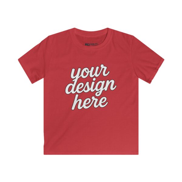 Kids Softstyle Tee - Lightweight and Cozy T-Shirt for Little Ones - Perfect for Play, School, and Special Occasions