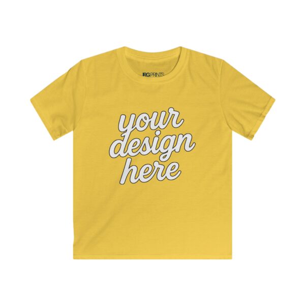 Kids Softstyle Tee - Lightweight and Cozy T-Shirt for Little Ones - Perfect for Play, School, and Special Occasions