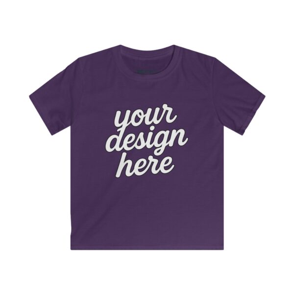 Kids Softstyle Tee - Lightweight and Cozy T-Shirt for Little Ones - Perfect for Play, School, and Special Occasions