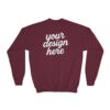 14597546698187805923_2048.jpeg Youth Crewneck Sweatshirt, Cozy Kids Fashion, Personalized Gift, Customizable Sweatshirt, Perfect for School, Casual Wear, Birthdays
