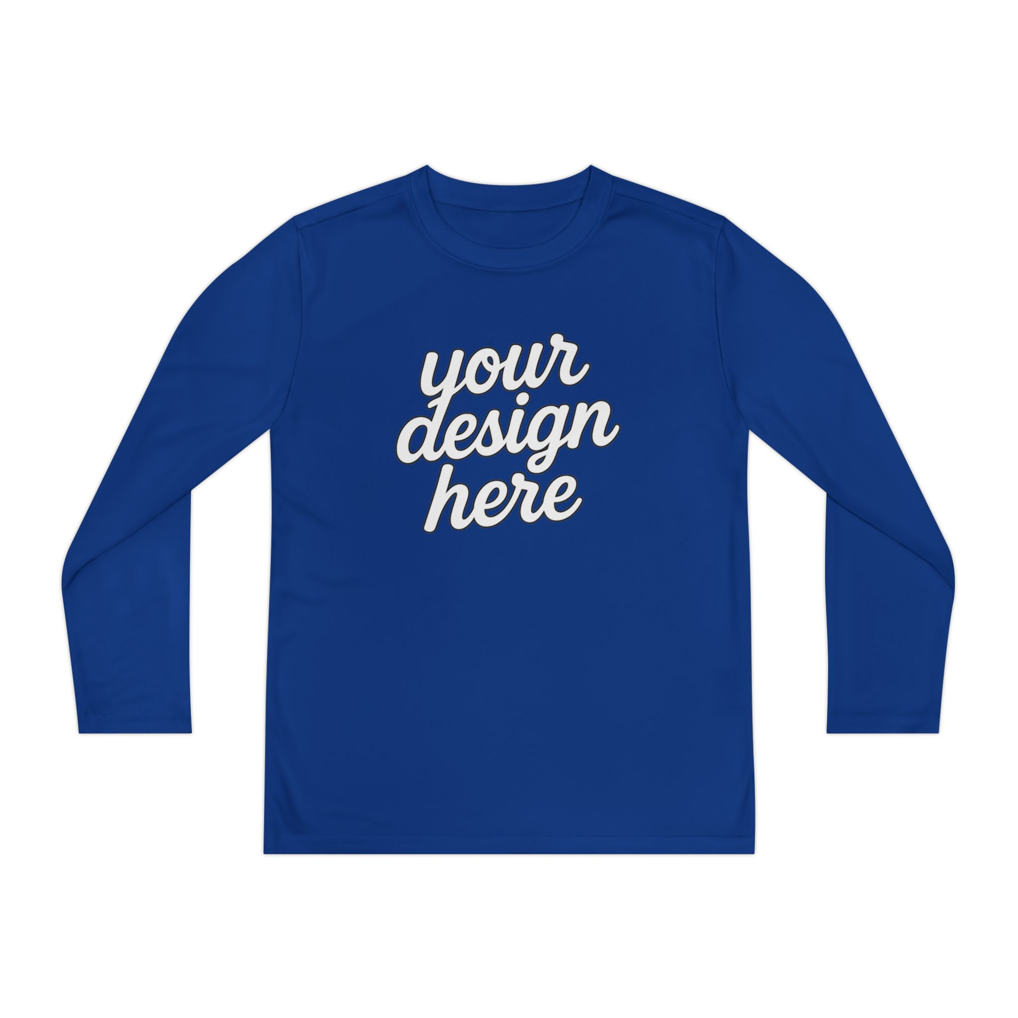 14656104396034889938_2048.webp Custom Youth Long Sleeve Tee for Active Kids, Personalized Athletic Shirt, Ideal for Sports, Birthdays, Gifts, Family Events