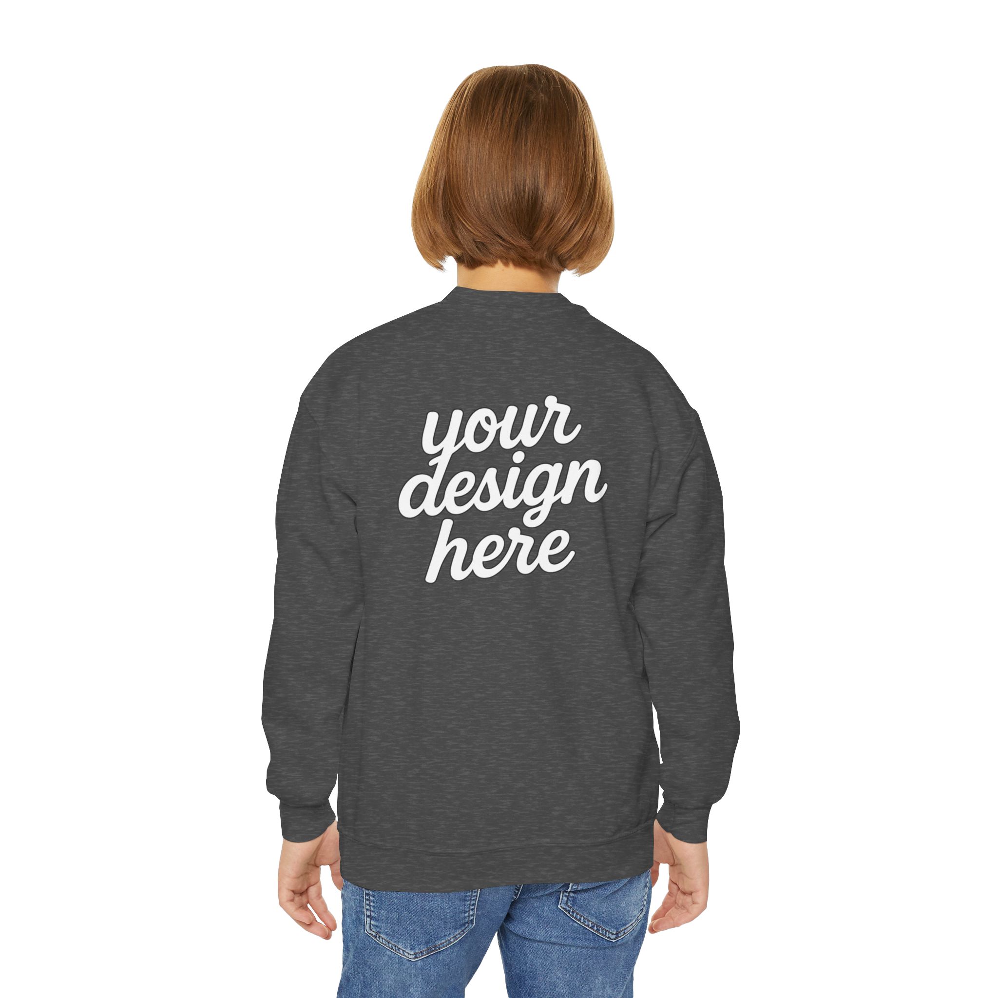 14786991065897872262_2048.jpeg Youth Crewneck Sweatshirt, Cozy Kids Fashion, Personalized Gift, Customizable Sweatshirt, Perfect for School, Casual Wear, Birthdays