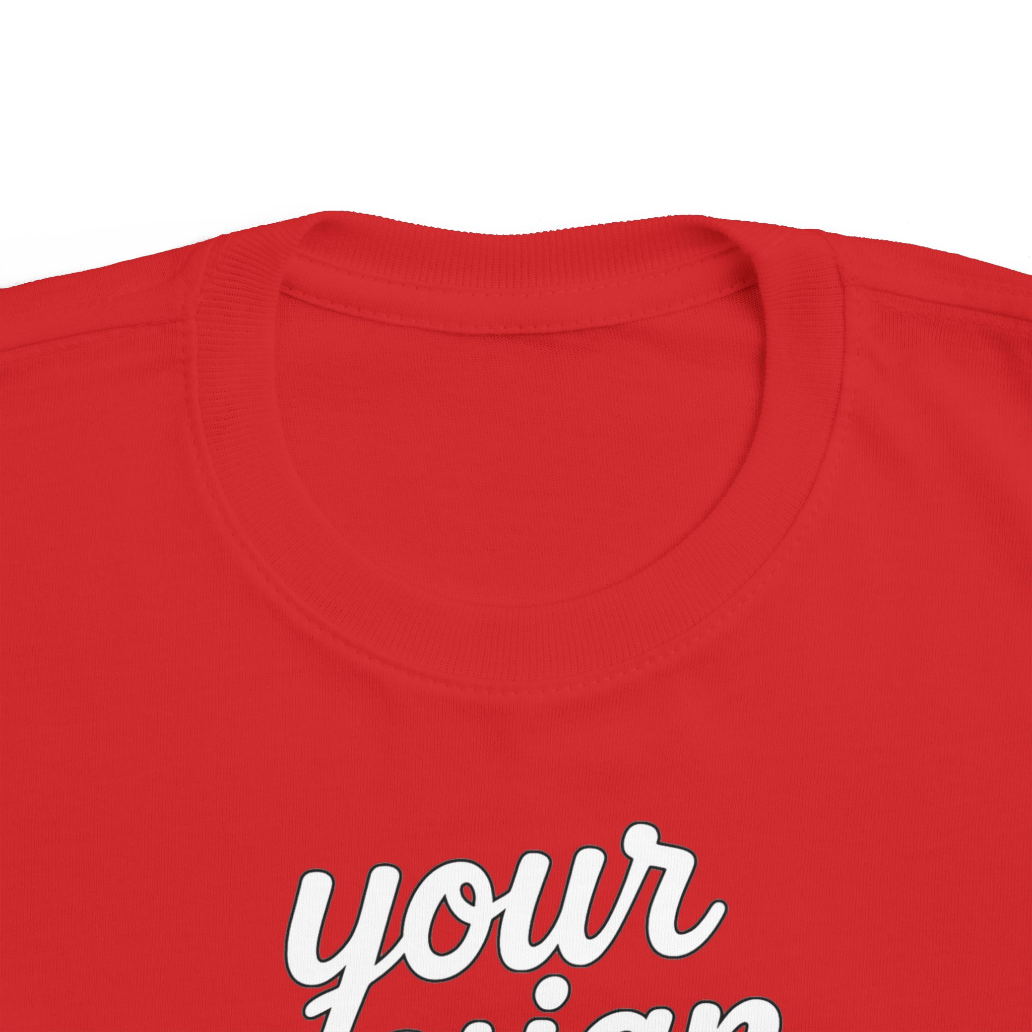 Toddler's Customizable Fine Jersey Tee - Cute Kids Shirt, Birthday Gift, Everyday Wear, Personalized Gift, Playdate Outfit