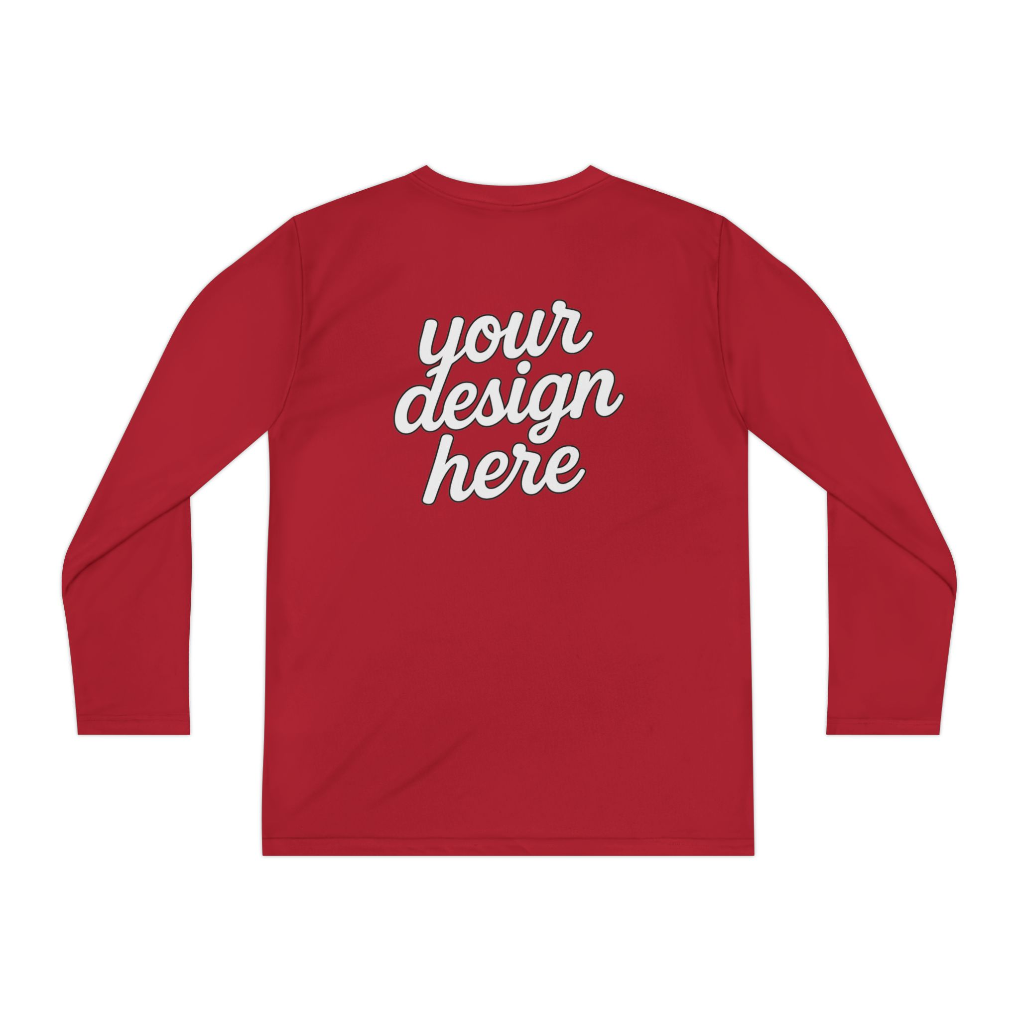 14864437258386123387_2048.webp Custom Youth Long Sleeve Tee for Active Kids, Personalized Athletic Shirt, Ideal for Sports, Birthdays, Gifts, Family Events