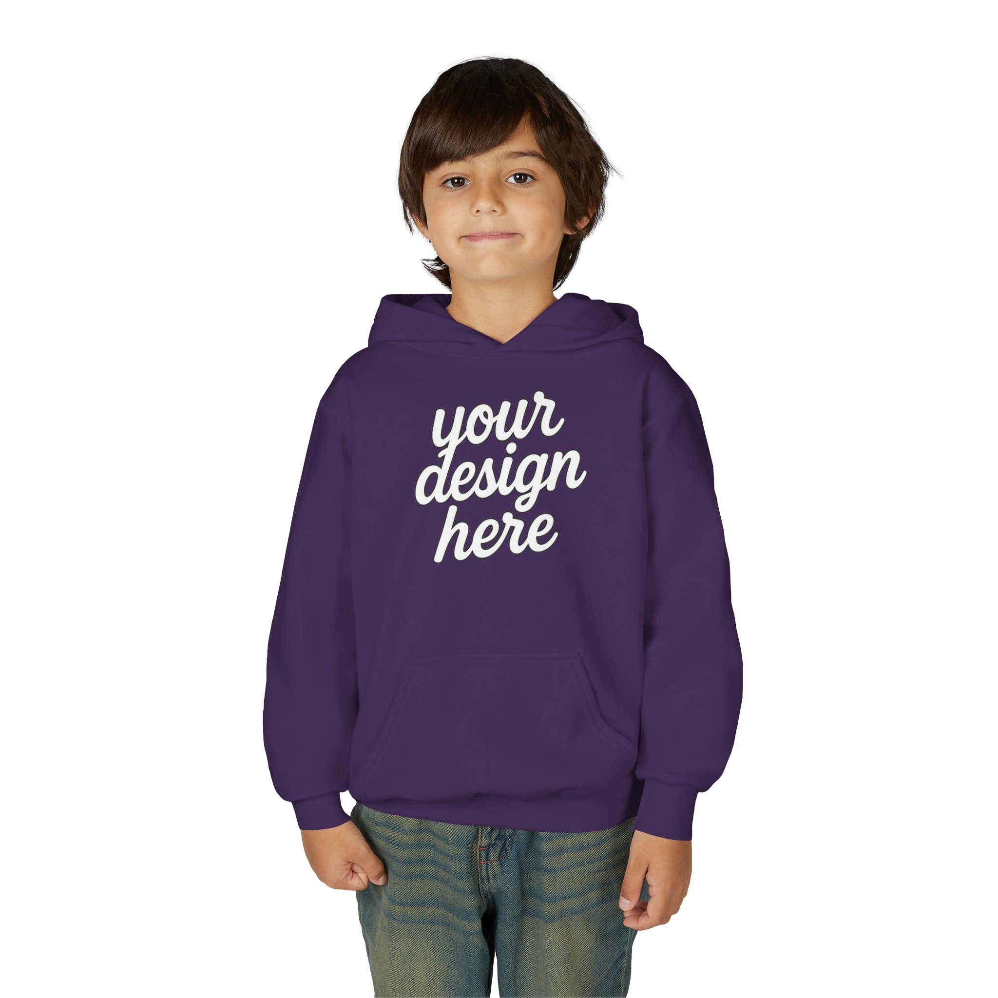 Customizable Youth Hoodie with Stylish Text Design, Personalized Gift, Trendy Streetwear, Perfect for Birthdays, Festive Celebrations, [...]