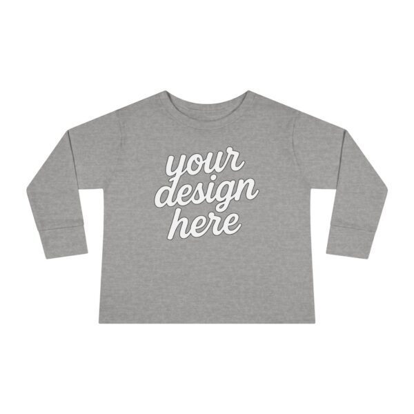 Customizable Toddler Long Sleeve Tee, Kids Fashion, Personalized Gift, Birthday Outfit, Playtime Wear, Baby Shower
