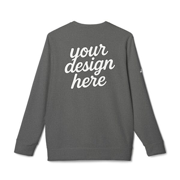 Adidas Personalized Unisex Fleece Crewneck Sweatshirt, Cozy Gift, Custom Apparel, Fashion Layering, Winter Wardrobe Essential