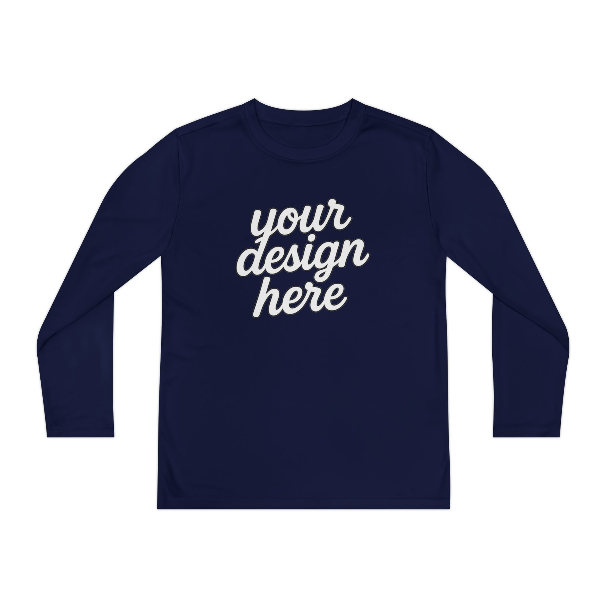 15327966278000082666_2048.webp Custom Youth Long Sleeve Tee for Active Kids, Personalized Athletic Shirt, Ideal for Sports, Birthdays, Gifts, Family Events