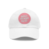 1537930879885921704_2048.webp Dad Hat with Custom Leather Patch, Personalized Gift for Dad, Casual Summer Hat, Adjustable Cap, Father's Day Gift, Gift for Him