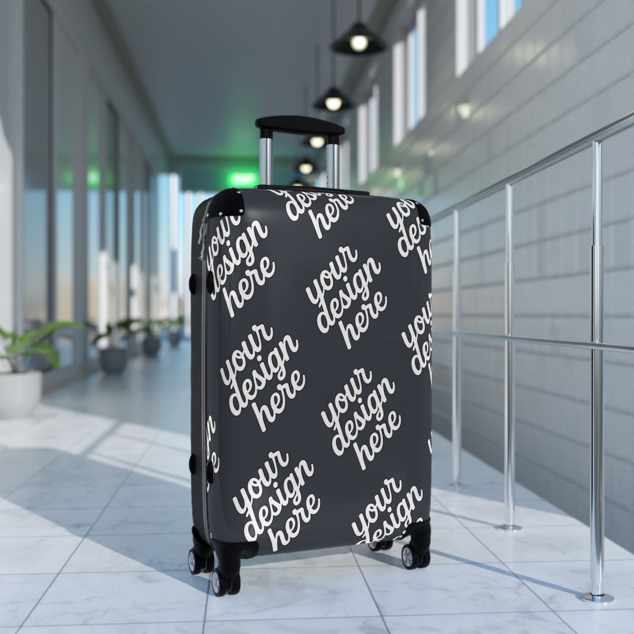 Customizable Travel Suitcase - Personalized Luggage for Adventurers, Stylish Carry-On for Vacations, Gift for Travelers, Unique Travel [...]