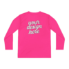 15504303876547009777_2048.webp Custom Youth Long Sleeve Tee for Active Kids, Personalized Athletic Shirt, Ideal for Sports, Birthdays, Gifts, Family Events