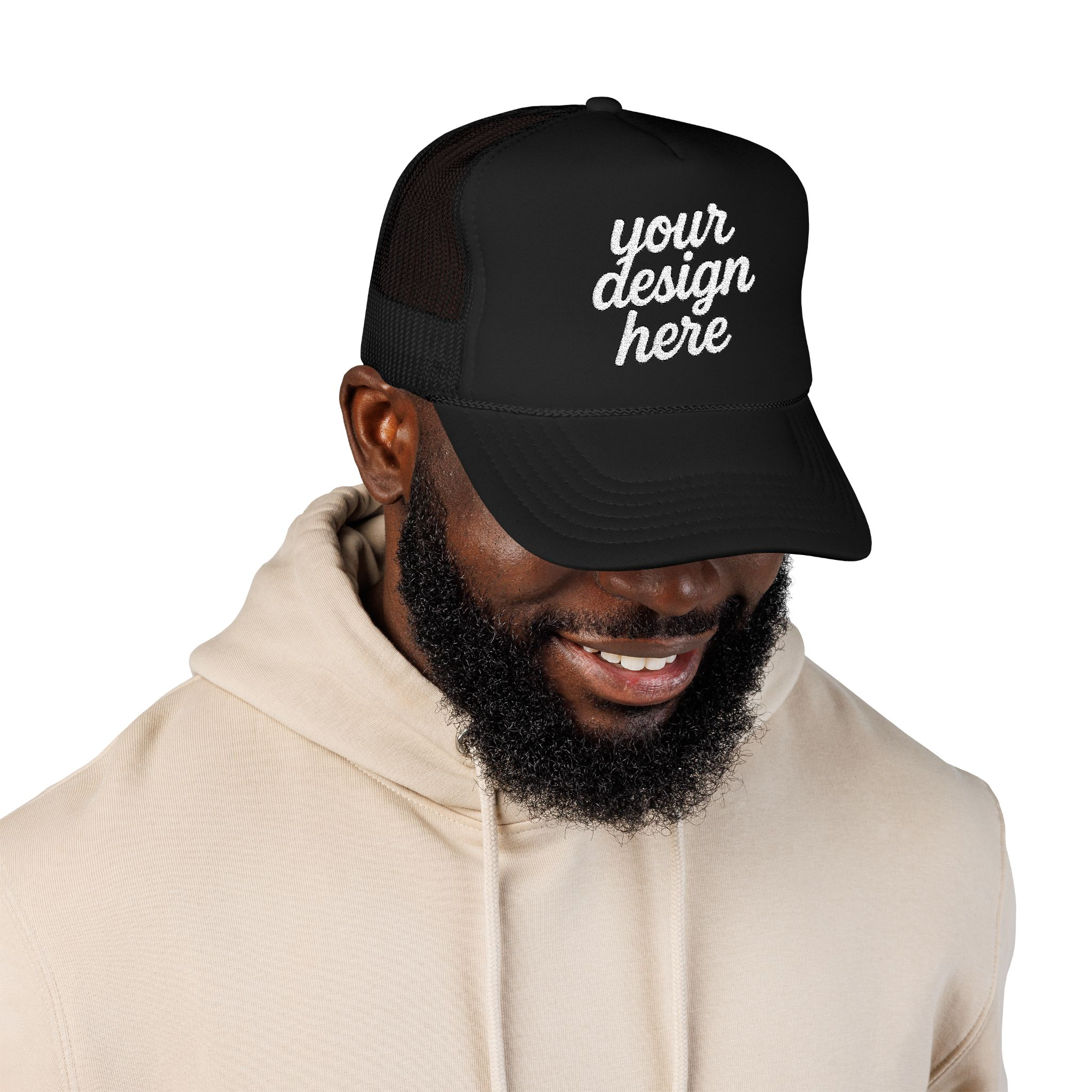 15561908781012400677_2048.webp Embroidered Trucker Hat