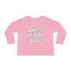 15637013865398471847_2048.jpeg Customizable Toddler Long Sleeve Tee, Kids Fashion, Personalized Gift, Birthday Outfit, Playtime Wear, Baby Shower