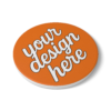 15733706012139502270_2048.webp Customizable Orange Ceramic Coaster, Stylish Drink Coaster, Personalized Gift, Home Bar Decor, Kitchen Accessory, Housewarming Gift