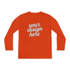 15802823426193509803_2048.webp Custom Youth Long Sleeve Tee for Active Kids, Personalized Athletic Shirt, Ideal for Sports, Birthdays, Gifts, Family Events
