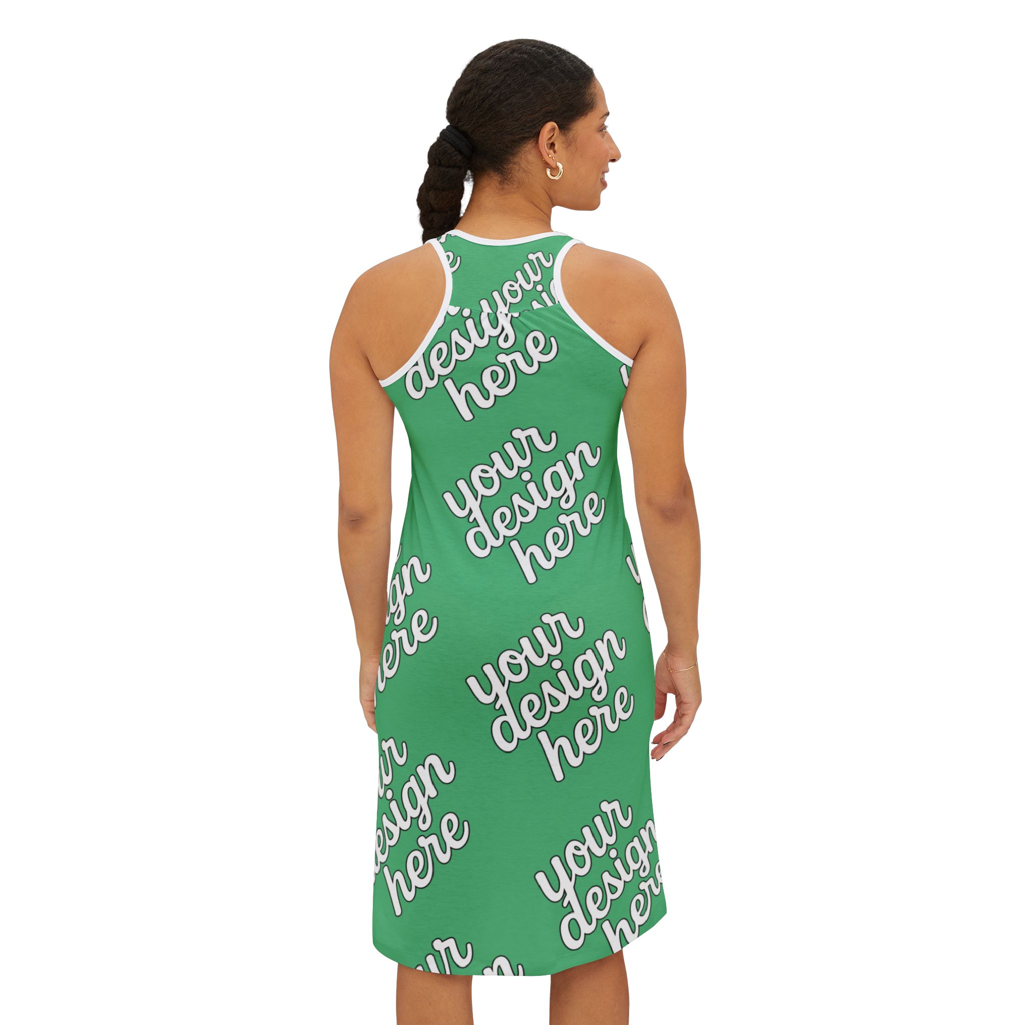 15891331760196276775_2048.jpeg Customizable Women's Racerback Dress - Perfect for Summer Outings, Beach Days, Birthdays, Casual Wear, Gifts for Her