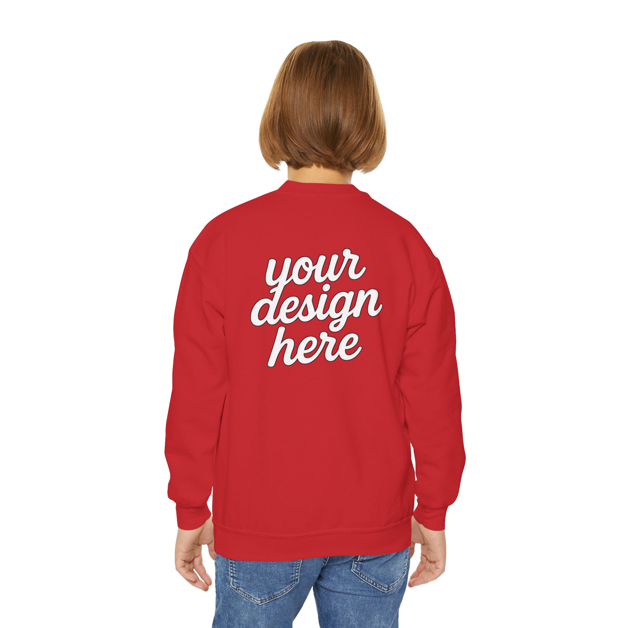 16024432363841911754_2048.jpeg Youth Crewneck Sweatshirt, Cozy Kids Fashion, Personalized Gift, Customizable Sweatshirt, Perfect for School, Casual Wear, Birthdays