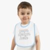 1604055791308992689_2048.jpeg Baby Bibs, Personalized Baby Shower Gift, Cute Infant Apparel, Stylish Feeding Accessory, Unique Baby Gift Idea