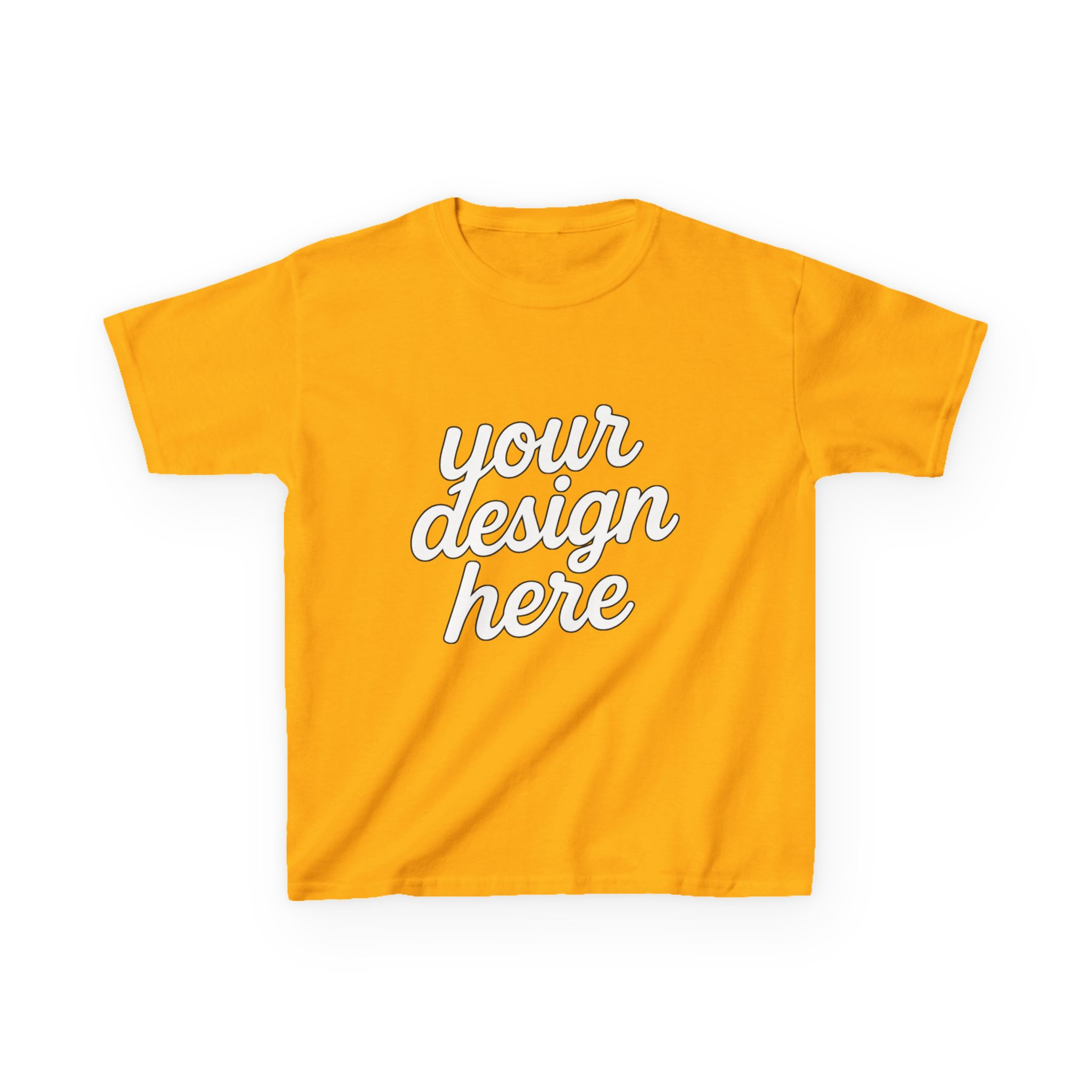 1613845010931407092_2048.webp Kids Heavy Cotton™ Tee - Comfortable & Fun T-Shirt for Boys & Girls, Casual Wear, Birthday Gift, Playtime Essentials, Everyday Style